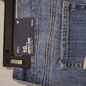 Women's American Eagle Artist Crop Low Rise Sz 10 NWT